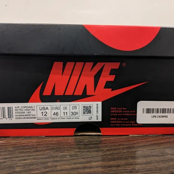 Nike Men's Retro 1 High Obsidian