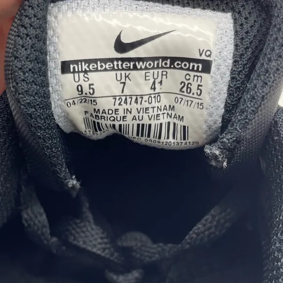 Nike Mini Sneaker Lace Cnvs Black/White