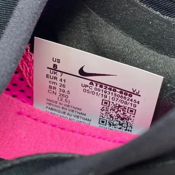 Nike Pink Black Zoom Fly 3 Sneakers | Men's Size 8