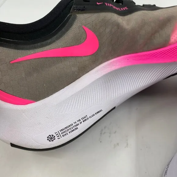 Nike Pink Black Zoom Fly 3 Sneakers | Men's Size 8