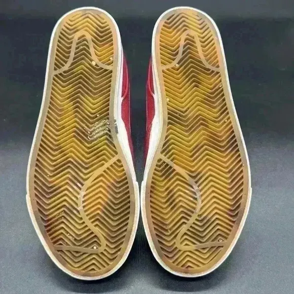 Nike Red SB STEFAN JANOSKI Men's 5 Womens 6.5 Skateboard Slip Ons 881145-619 GUC