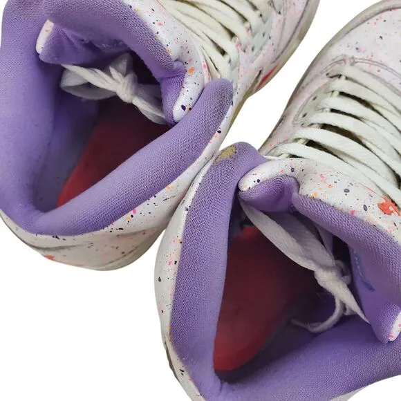 NIKE Shoes AIR JORDAN 5 RETRO GG Kids Size 5.5Y EASTER Paint Splatter CT1605-100