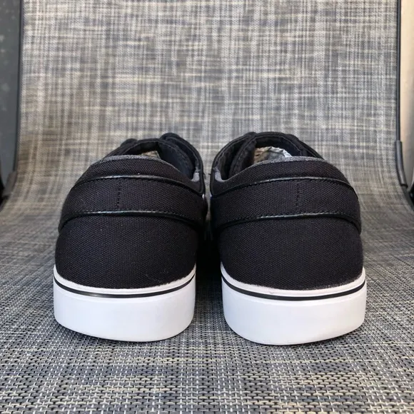 Nike Skateboard Zoom Stefan Janoski Sneakers Black Canvas Shoes Men's size 12