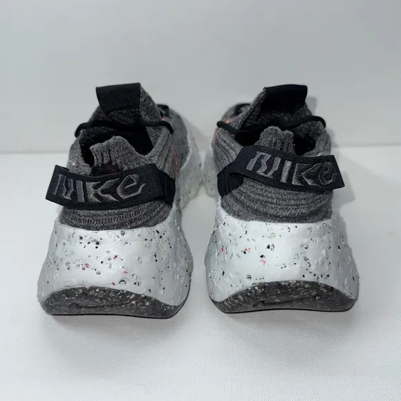 Nike Space Hippie Gray and Black Athletic Shoes with Textured Upper