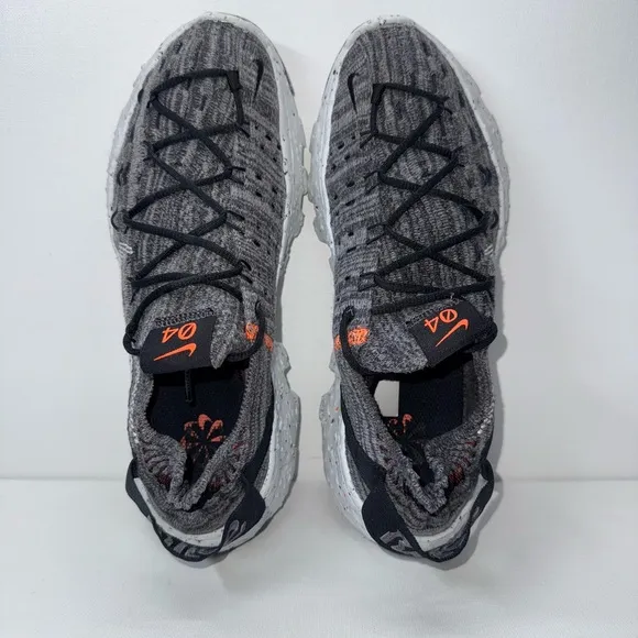 Nike Space Hippie Gray and Black Athletic Shoes with Textured Upper