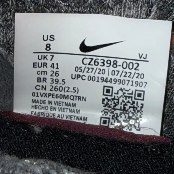 Nike Space Hippie Gray and Black Athletic Shoes with Textured Upper
