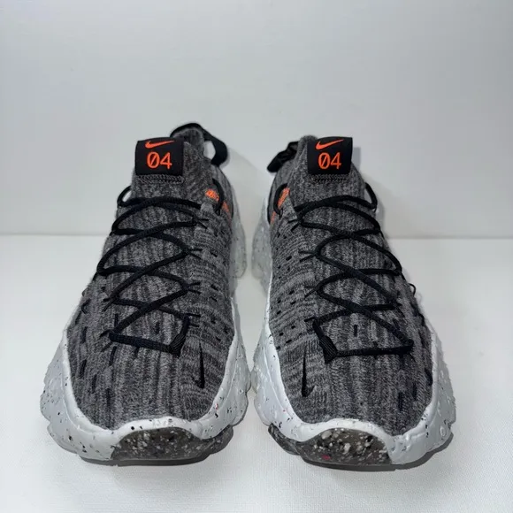 Nike Space Hippie Gray and Black Athletic Shoes with Textured Upper