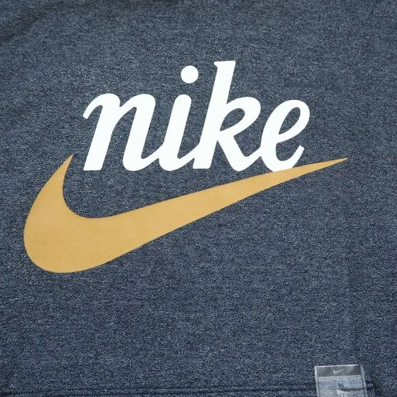 Nike Sportswear Heritage Pullover Hoodie Gray Basketball Sport