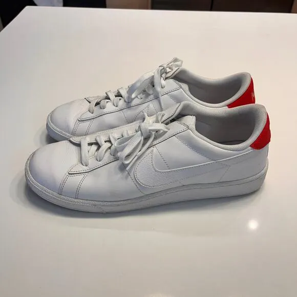 Nike Tennis Classic CS 'White University Red' Shoes Size 10.5