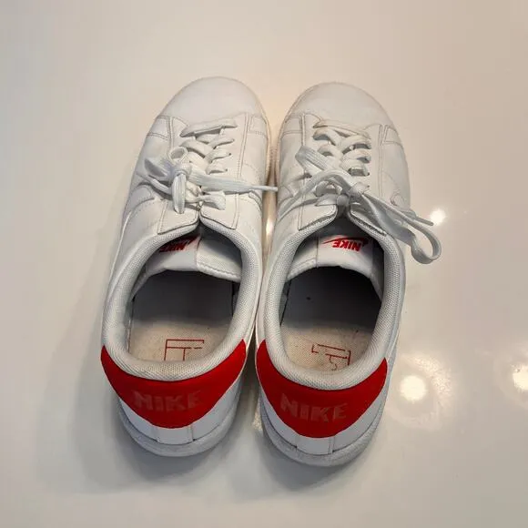 Nike Tennis Classic CS 'White University Red' Shoes Size 10.5