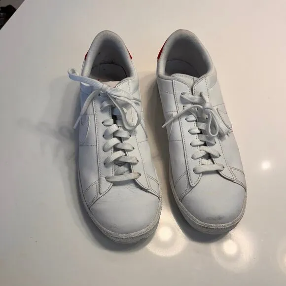 Nike Tennis Classic CS 'White University Red' Shoes Size 10.5