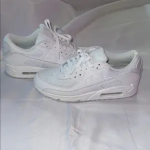 Nike White Sneakers with Iconic Air Max Design