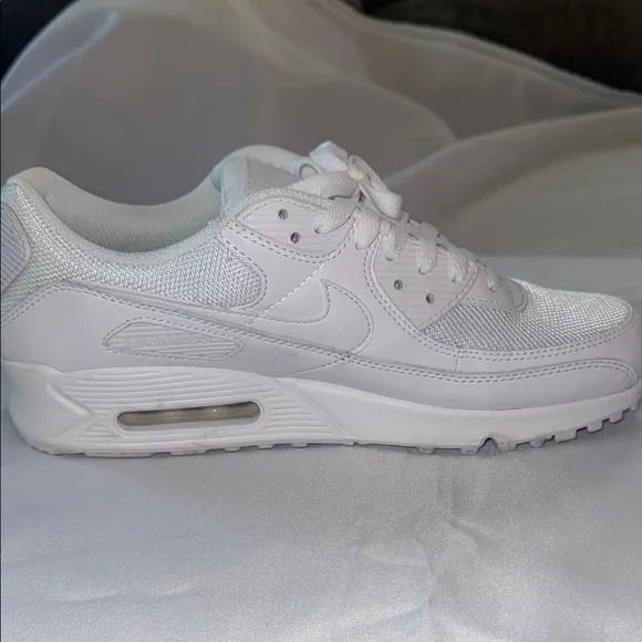Nike White Sneakers with Iconic Air Max Design