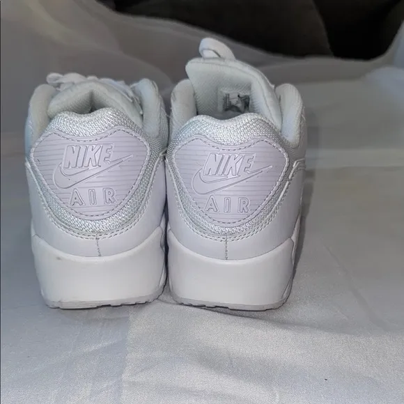 Nike White Sneakers with Iconic Air Max Design
