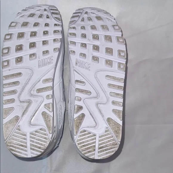Nike White Sneakers with Iconic Air Max Design