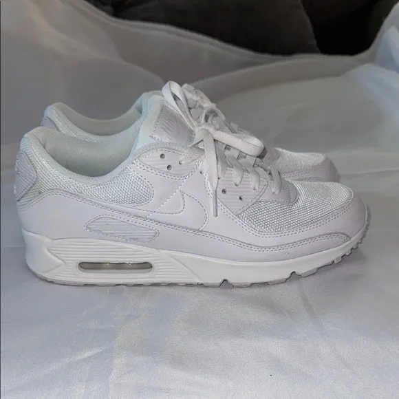 Nike White Sneakers with Iconic Air Max Design