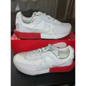 Nike Wmns Fontanka Waffle Green Grey Red Women Casual Lifestyle Shoes DC3579-300