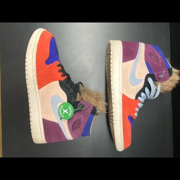 Nike Women’s Air Jordan 1 Retro High Court Lux x Aleali May Size 11 BV2613-600