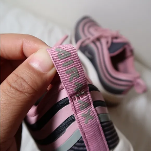 Nike Women's Pink and Black Sneakers