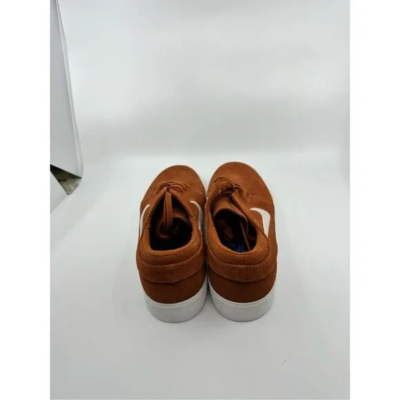 Nike Zoom Air Stefan Janoski Men’s 12 Brown Swoosh Skateboard Shoes AQ7475-203
