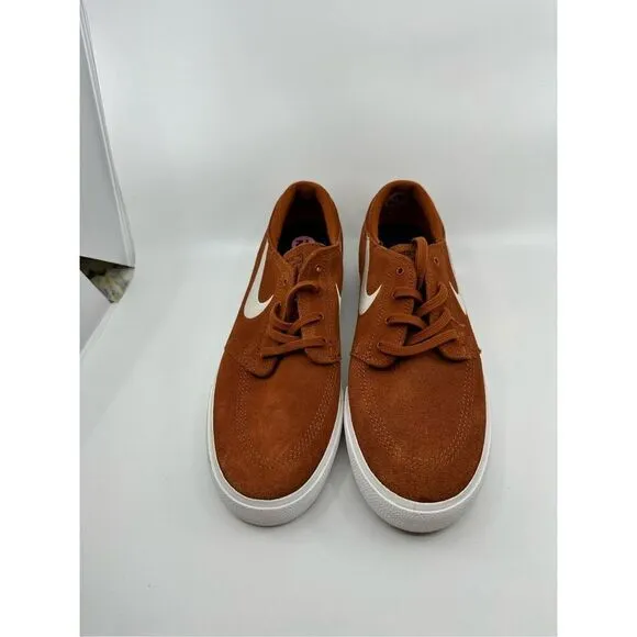 Nike Zoom Air Stefan Janoski Men’s 12 Brown Swoosh Skateboard Shoes AQ7475-203
