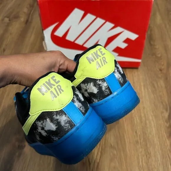 NIKE AF1 Air Force one black blue shoes sneakers men’s 10