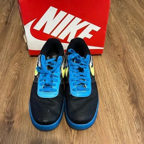 NIKE AF1 Air Force one black blue shoes sneakers men’s 10