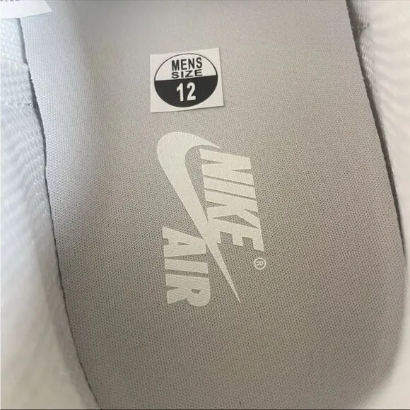 Nike Air Jordan 1 Retro Low OG Shoes Gray Metallic Silver CZ0790-002 Men's 12