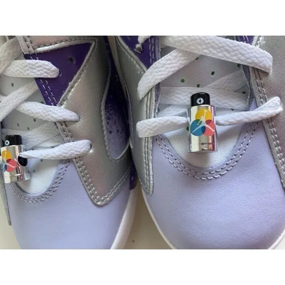Nike Air Jordan Retro 6 NRG U23 Golf Purple Metallic Silver FD0205-055 Men 10.5