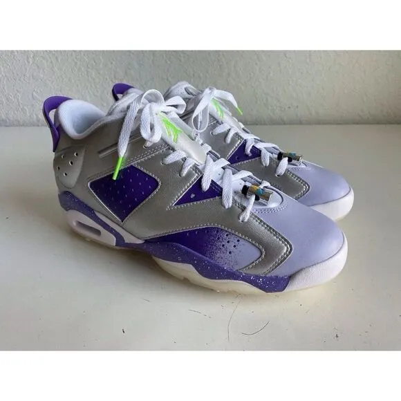 Nike Air Jordan Retro 6 NRG U23 Golf Purple Metallic Silver FD0205-055 Men 10.5