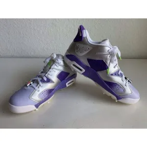Nike Air Jordan Retro 6 NRG U23 Golf Purple Metallic Silver FD0205-055 Men 10.5
