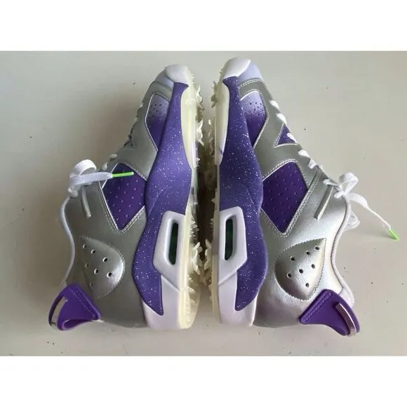 Nike Air Jordan Retro 6 NRG U23 Golf Purple Metallic Silver FD0205-055 Men 10.5