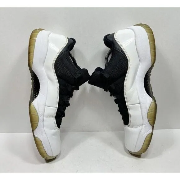 Nike Jordan 11 Retro Low Tuxedo Mens Size 11.5 White 528895-110 Sneakers Shoes