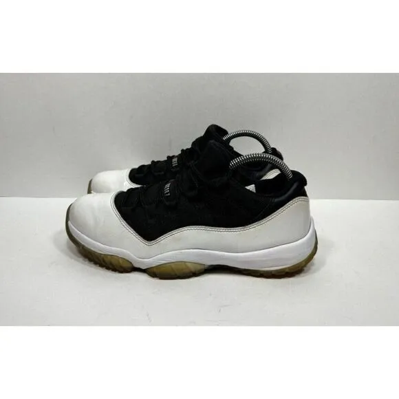 Nike Jordan 11 Retro Low Tuxedo Mens Size 7.5 White Sneakers Shoes 528895-110