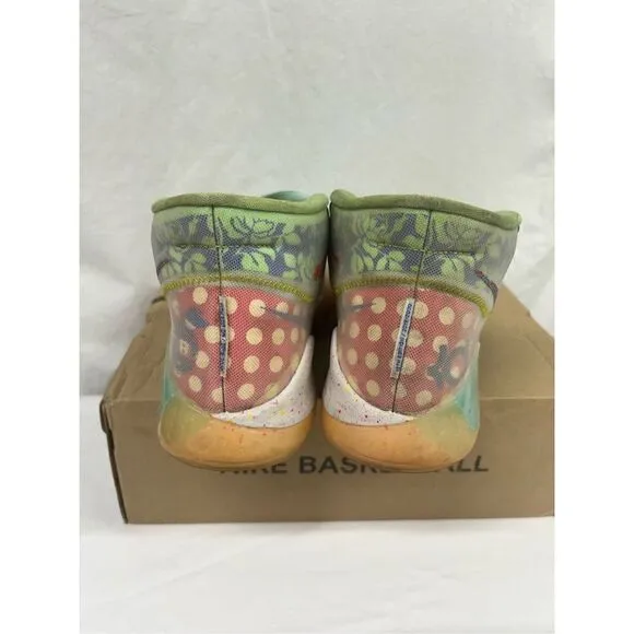 Nike Zoom KD 12 Peac Jam EYBL Mens Basketball Shoes 8.5 Athletic CK1195-300