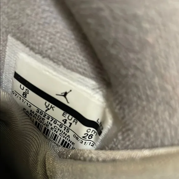 Nine air jordan 9 cool gray 2012 retro Men's Gray High-Top Sneakers