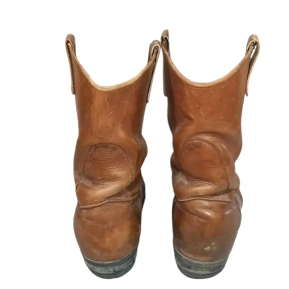 Nitrene Vintage Brown Leather Man's Boots Size 8.5 D