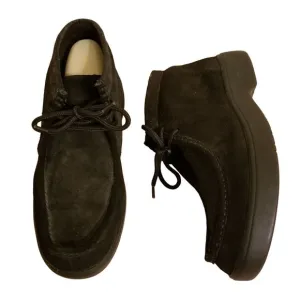 No Boundaries 9.5 Black Suede Leather Ankle Chukka Boots Shoes DUNDEE