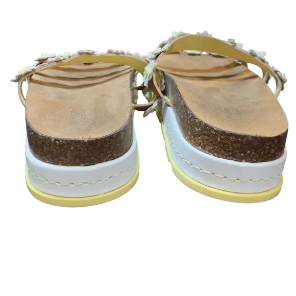 NOBO Floral Platform Y2K Romantic Flower Power Hippie Boho Summery Sandals