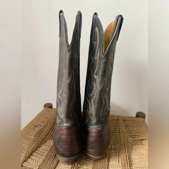 Nocona Boots Men’s 8 D Vintage Cowboy Boots Made in the USA