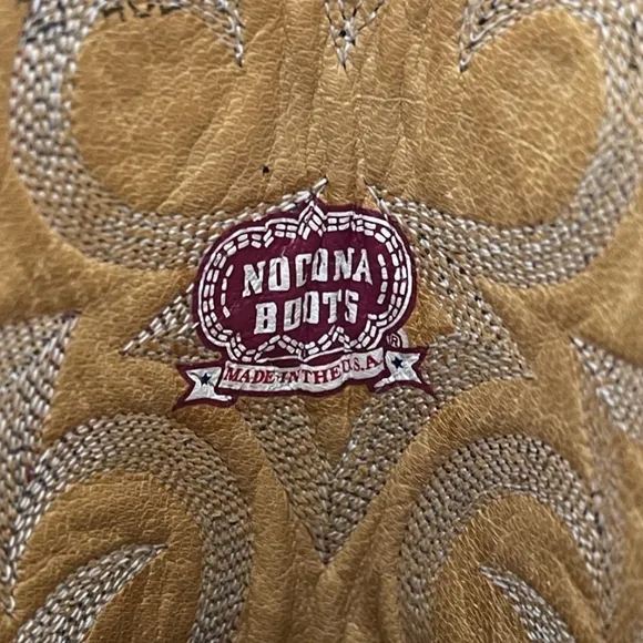 Nocona Size 9 Lizard Skin &amp; Leather Cowboy Boots - Vintage