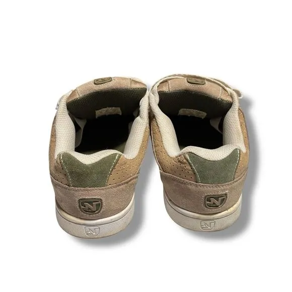 NSS VERT Men's Premium Leather‎ Skateboard Shoes Beige Tan Size 9.5