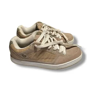 NSS VERT Men's Premium Leather‎ Skateboard Shoes Beige Tan Size 9.5