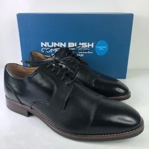 Nunn Bush Fifth Avenue Flex Black Leather Oxford Dress Shoes