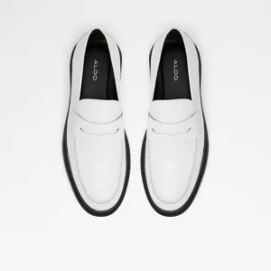 NWOB Aldo Kerouac Penny Loafer In White