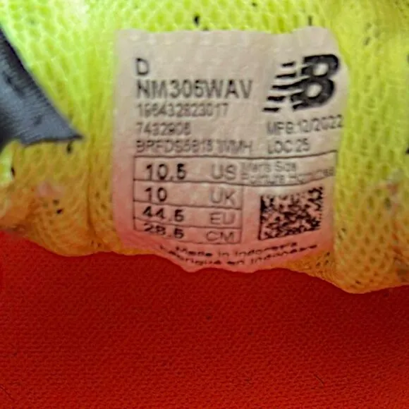 NWOB New Balance Numeric 306 Jamie Foy White &amp; Baby Blue Skate Shoes - Size 10.5