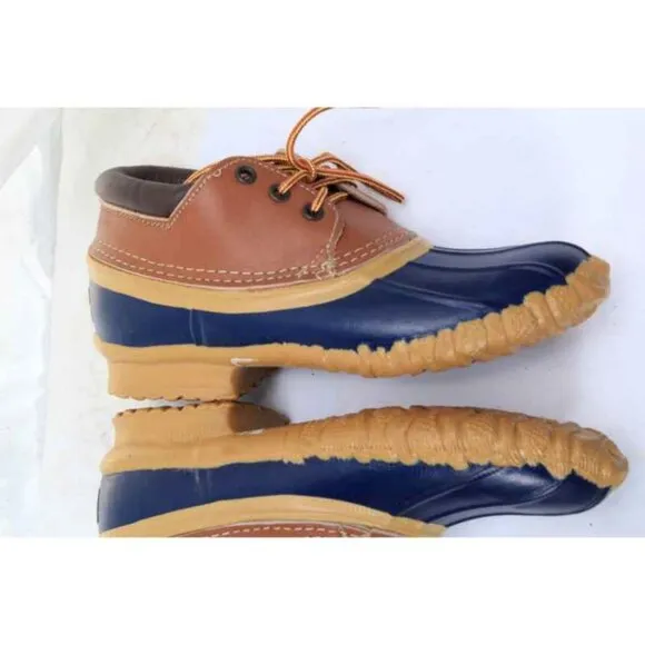 NWOB vintage lacrosse duck boots fiberglass SHANK  ankle boot rain boots 6