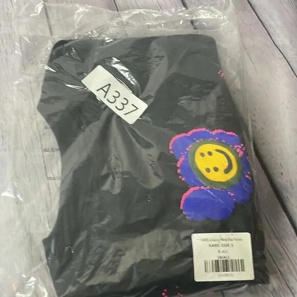 NWOT CACTUS PLANT FLEA MARKET x KAWSCPFM Collab Black Short Sleeve T-Shirt S