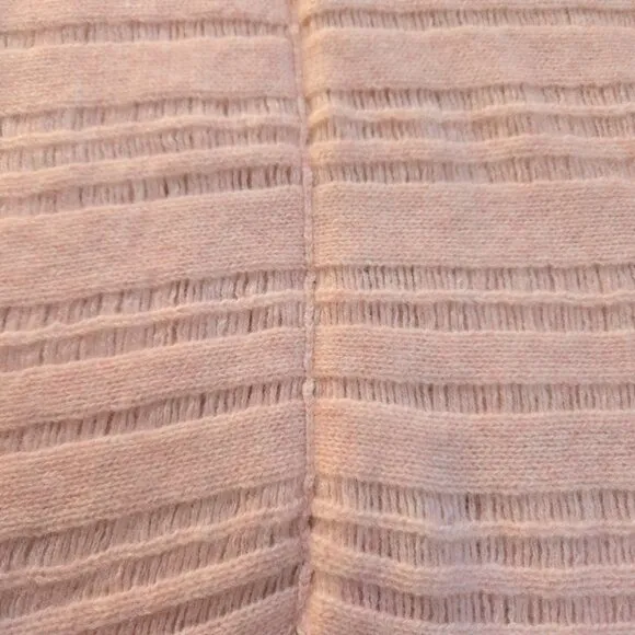 NWOT Calypso St. Barth Cashmere Poncho Peach Pink Boho