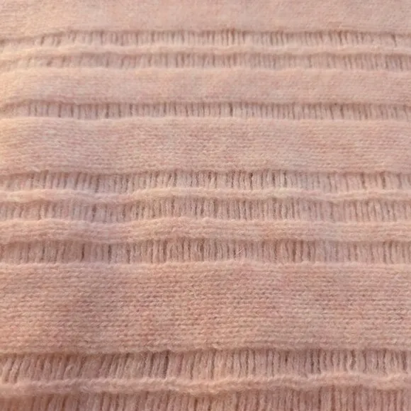 NWOT Calypso St. Barth Cashmere Poncho Peach Pink Boho